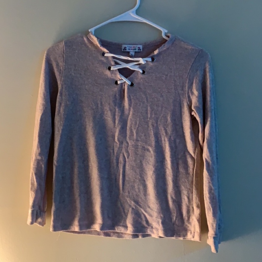 Pink Cross long sleeve ( Poof girl New 💗 York) Large